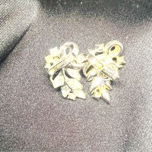 Trifari clip on earrings